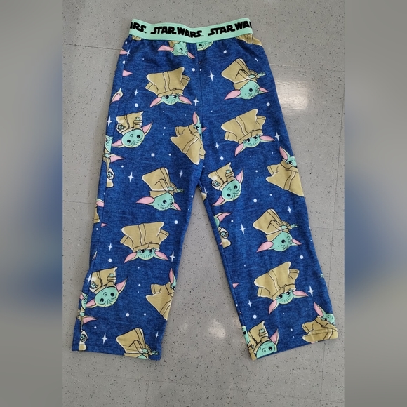 STAR WARS Baby Yoda PJ COMFY LOUNGEWEAR BOTTOMS W/ ELASTIC WAIST Size Boy S(4/5) - Picture 4 of 11